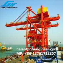 Grab Ship Unloader 600-1000T/H for bulk material cargo loading and unloading